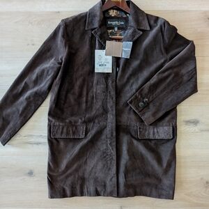 Kenneth Cole Brown Leather Jacket